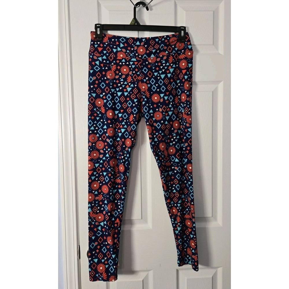 LuLaRoe One Size 2 Pair‎ Mystery Leggings Multicolor